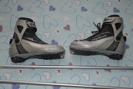 Dětské běžky fischer se šupinami 150cm boty nnn, fisher