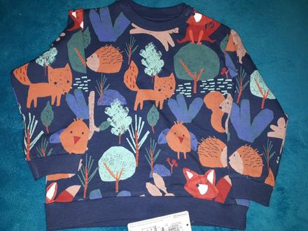 Zvířátková mikina 92, marks & spencer,92