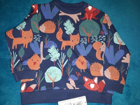 Zvířátková mikina 92, marks & spencer,92