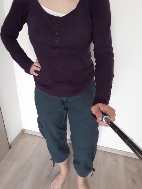 1125 - 3/4 kalhoty, h&m,40