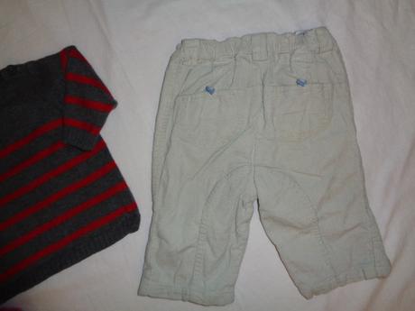 Nádherný komplet - svetr+manžestráky, baby club,68