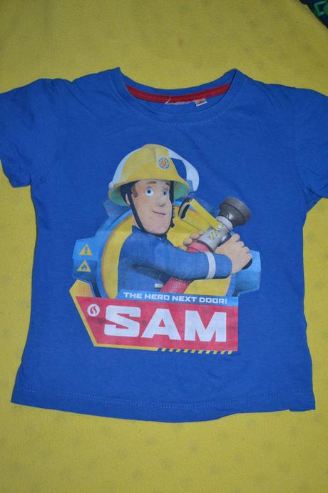 Bavlněné tričko s požárníkem samem,v.104, 104
