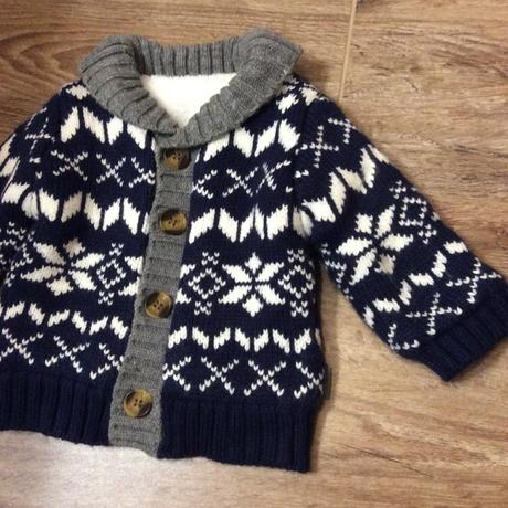 Hodně teplý svetr s kožíškem, nutmeg,62