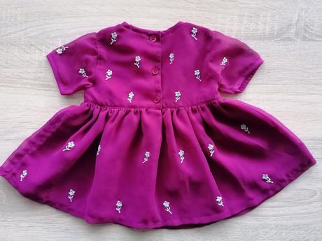 Vínově červené šatičky vel. 62, adams,62