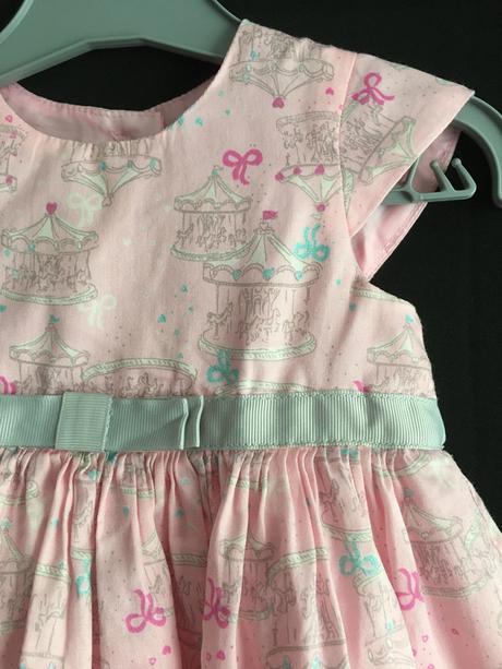 Vel. 68 růžové šatičky s podšívkou, 68