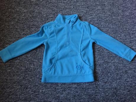 Modrá fleesová mikina, vel. 86/92, lupilu,86