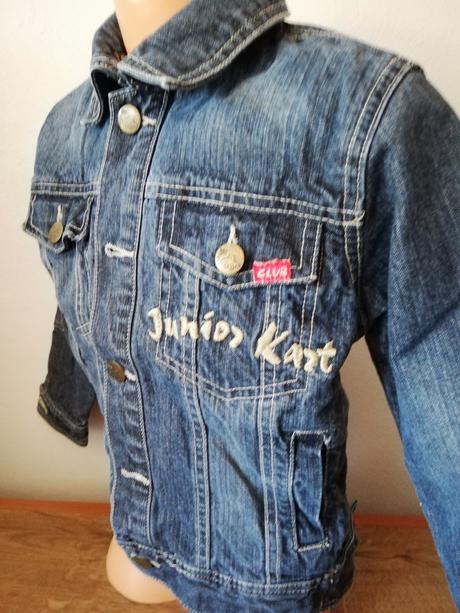 Riflová bunda podšitá kluk vel.110, topolino,110