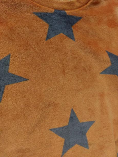 Semišové pyžamo, 134-140, super stav, george,134