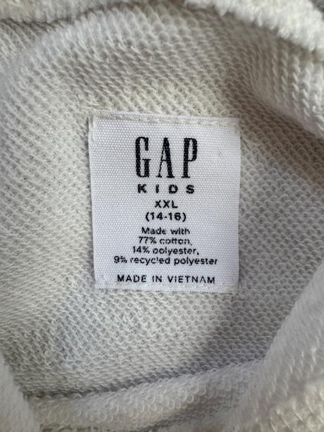 Mikina gap bíl, gap,152