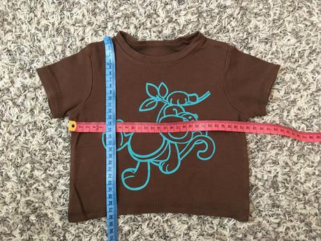 Hnědé tričko s opičákem (vel.68), george,68