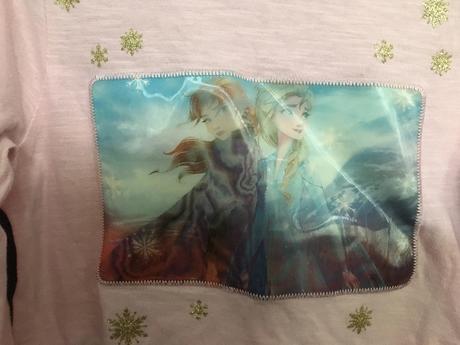 Vel. 98 růžové triko ledové království, 98