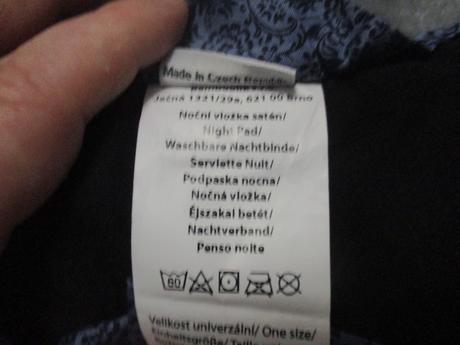 Menstruační látkové vložky, 