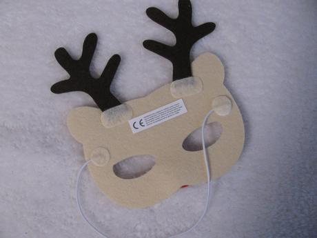 Vánoční třpytivá škraboška- malý sob, 98