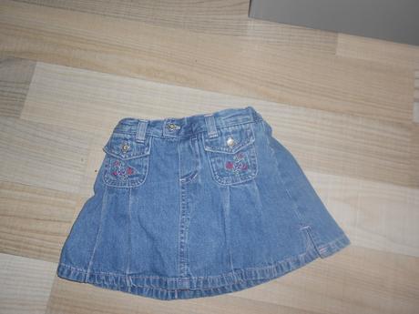 Riflová sukýnka, ladybird,80