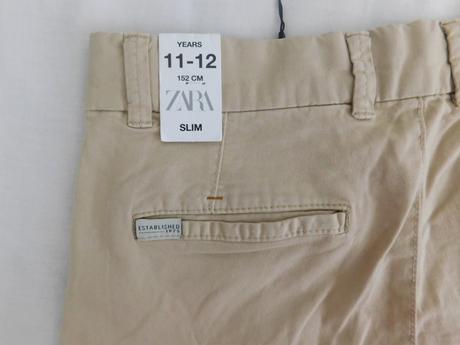 Chlapecké elastické slim kalhoty, zara,152