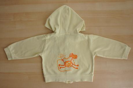 Set 2x mikina s kapucí na zip. vel.80-86, frog,80