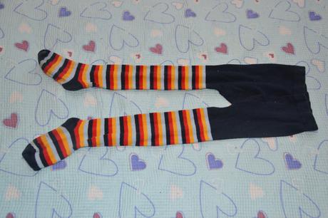 Punčošky punčocháče punčochy pruhované, 104