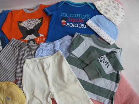 Set na chlapečka -vel.3-6 měs/v.62/68-10ks, 68–80