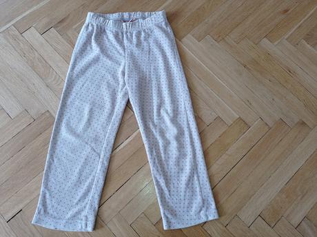 3x sametové tepláky 4-5 let, 104–116