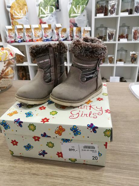 Dívčí zimní kozačky 20, 20