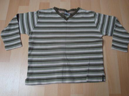 Triko s dlouhým rukávem - proužkované, vel. 116, navigator,116