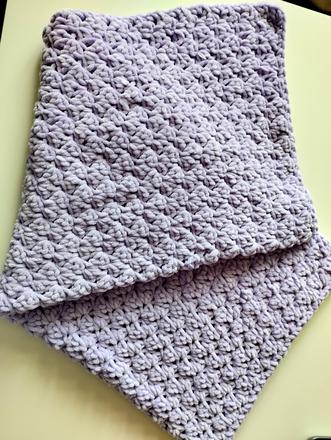 Deka pro děti světle fialová měkoučká 95x75cm, 