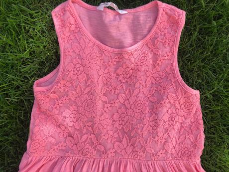 Ruzove saty 122/128 h&m, h&m,122