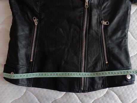 Koženková bunda biker, sinsay,40