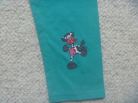 Nové zelené legíny s postavičkou zn. cm v. 116/122, 116