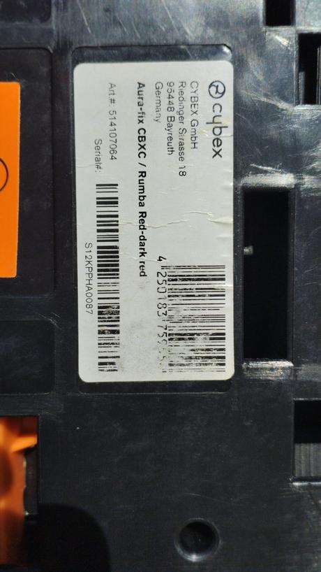 Kvalitní autosedačka cybex aura-aura fix-9-18kg ja, cybex