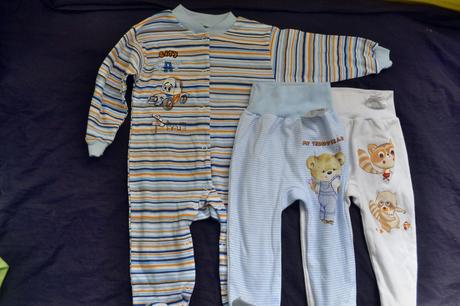2x polodupačky,1x overal, v.80, bavlna, 80