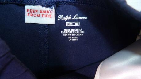 Ralph lauren legíny s mašličkami vel.80, ralph lauren,80