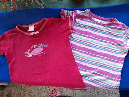 Tričko 2x krátký rukáv na holku, 92