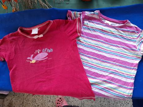 Tričko 2x krátký rukáv na holku, 92