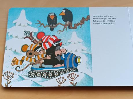 Leporelo pro děti jak krtek cestoval, 