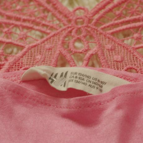 Ruzove tilko 134/140 h&m, h&m,134