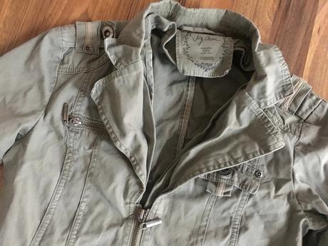 Lehká khaki bunda s flíčkem, vel xs, my cure, xs