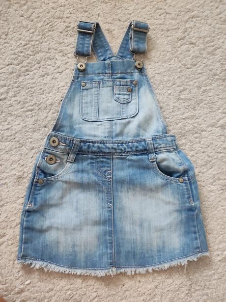 Džínová sukně s laclem, next,110