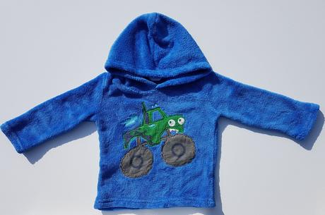 C275 chlapecká chlupatka s kapucí traktor vel. 80, pepco,80
