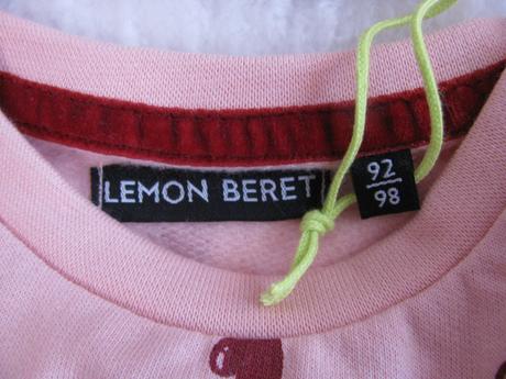 Dívčí mikinové růžové šaty - lemon beret, 98