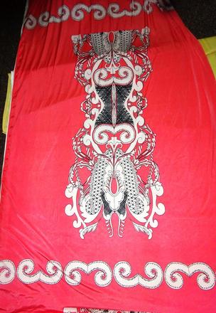 Uplet pes lososový filigrán vzor 174x 305,