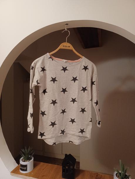 Mikina s hvězdičkami 158/164, h&m,158