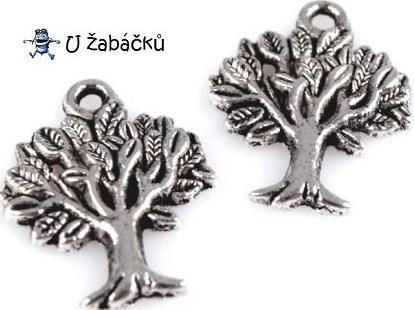 Kovový přívěsek želvička + kroužek, 