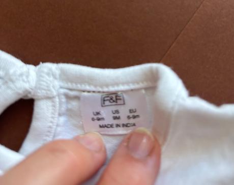 Tunika bílá - v.6/9 měs., f&f,74