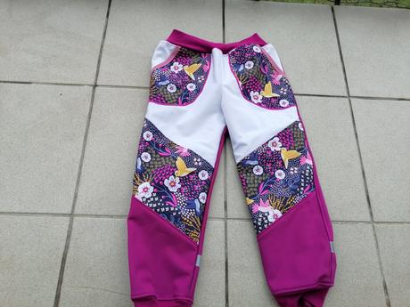 Softshellové kalhoty vel 104/110, 104 / 110