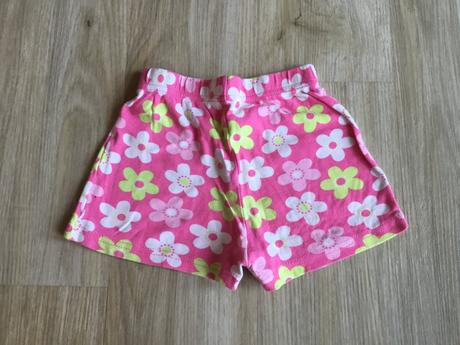 Kraťasy s kytičkami, nutmeg,80