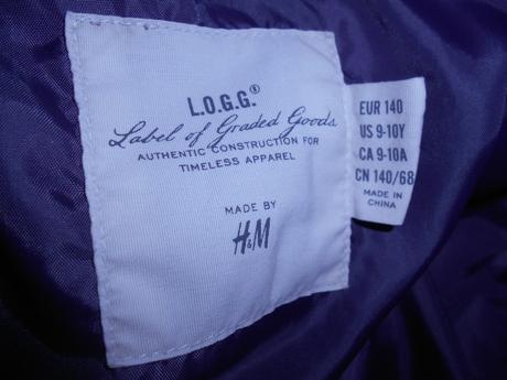 Dívčí bunda vel.128-140 zn.h&m, h&m,128
