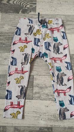 Tepláky chlapecké snížený sed 18-24m/92, nutmeg,92