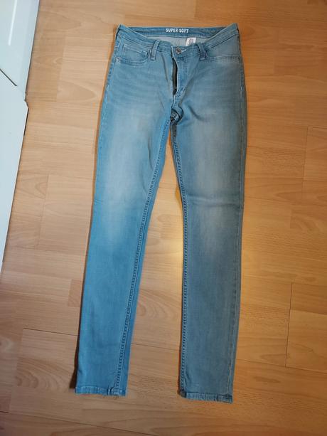 Džíny supersoft 158, h&m,158