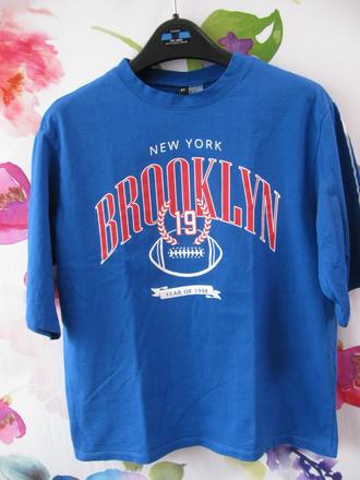 Bavlněné tričko s potiskem/unisex, h&m,32